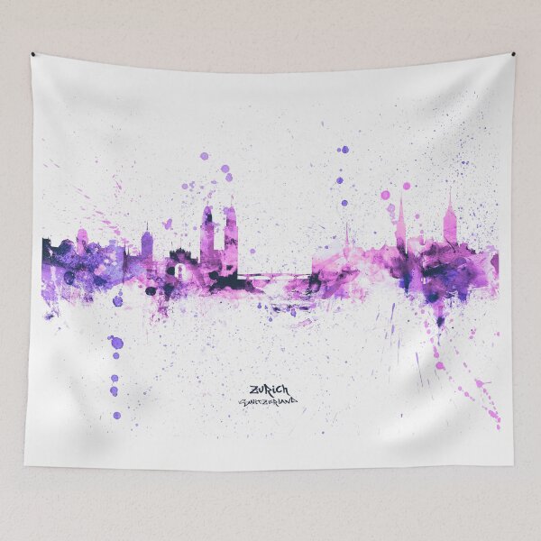 Item preview, Zurich Switzerland Skyline designed and sold by ArtPrints.
