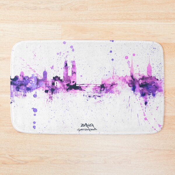 Item preview, Zurich Switzerland Skyline designed and sold by ArtPrints.