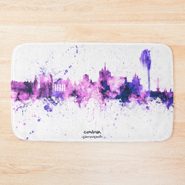 Item preview, Geneva Switzerland Skyline designed and sold by ArtPrints.