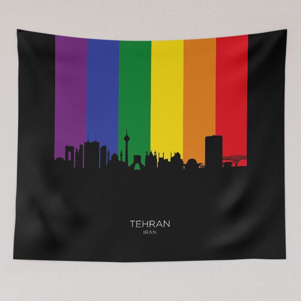 Item preview, Tehran Iran Skyline designed and sold by ArtPrints.
