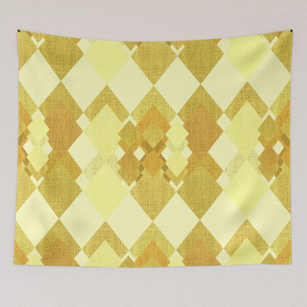 Item preview, Yellow Argyle Pattern designed and sold by everything4eva.