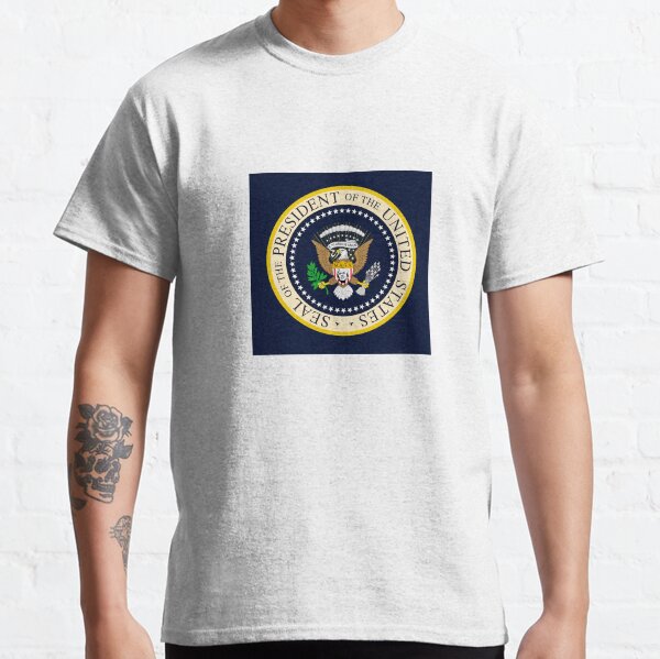Presidential seal of the United States with Trump and MAGA seal. By Foxpunked ! Classic T-Shirt