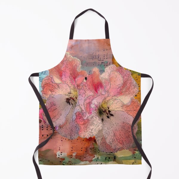 Item preview, Pelagonia Flower Music Collage designed and sold by Honey Myrtle Studio.