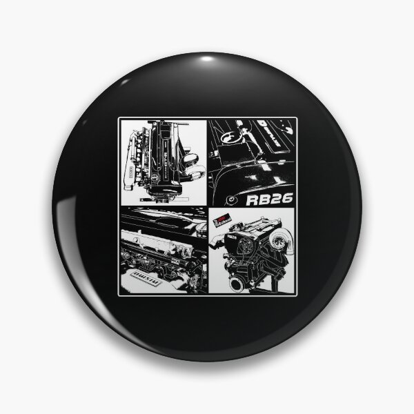 Item preview, RB26 [Black+ and White] designed and sold by oldschooljdm.
