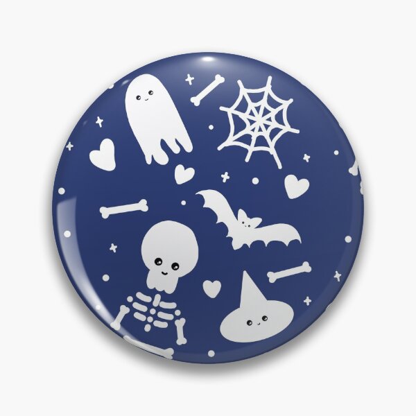 Item preview, Halloween Ghost Bat Hat Skeleton Pattern Illustration designed and sold by Moodyandmellow.