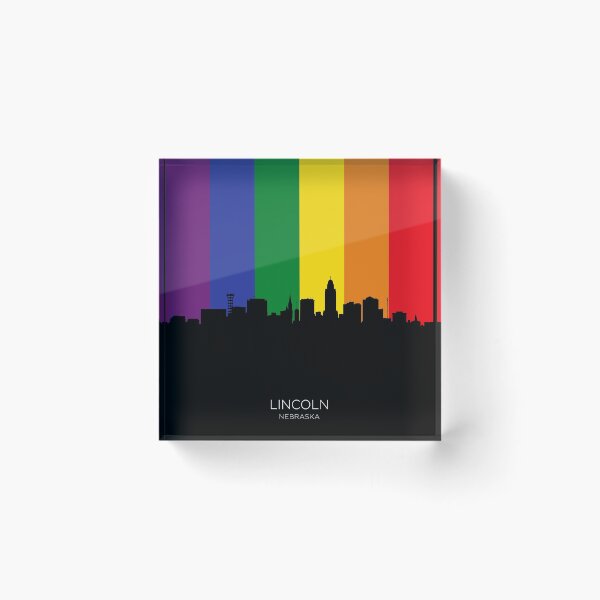 Artikelvorschau, Lincoln Nebraska Skyline entworfen und verkauft von ArtPrints.