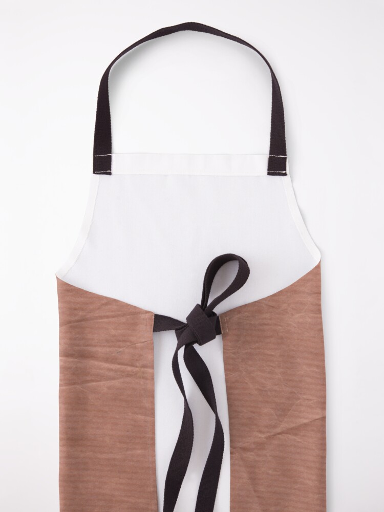 papier Apron brown