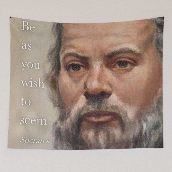 Item preview, Be As You Wish To Seem Socrates Quote  designed and sold by Floralife.