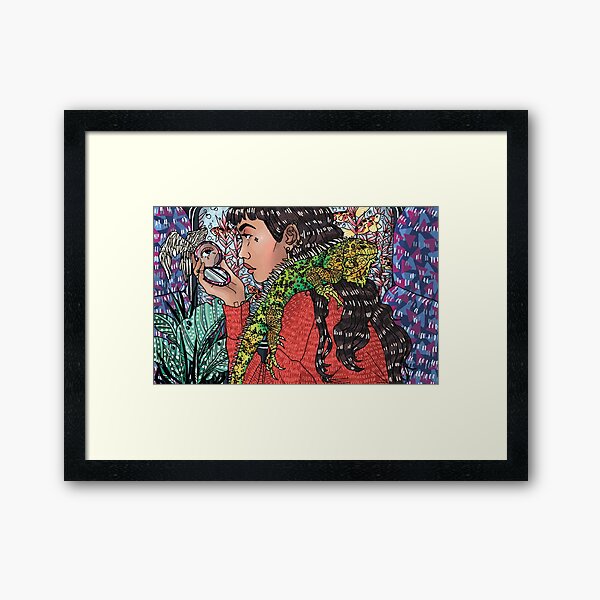 Underwater Underground Framed Art Print