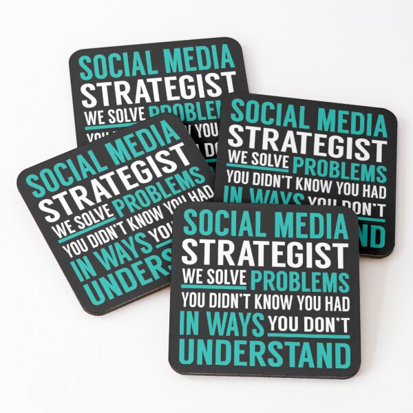 Item preview, Social Media Strategist We Solve Problems You Didn't Know You Had in Ways You Don't Understand designed and sold by MichaelDichiera.