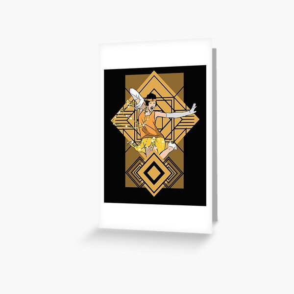 TWENTIES DANCER Greeting Card