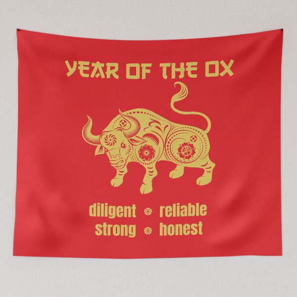 Item preview, Chinese Year Of The Ox Personality designed and sold by playloud.
