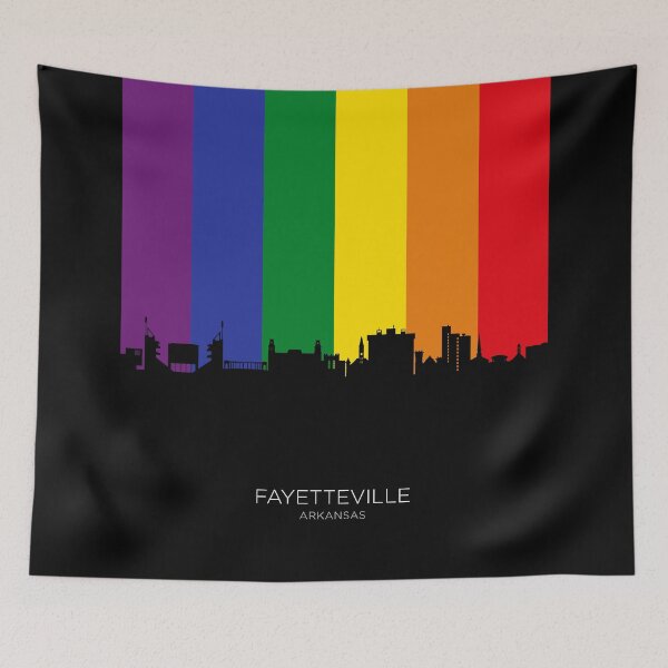 Artikelvorschau, Fayetteville Arkansas Skyline entworfen und verkauft von ArtPrints.