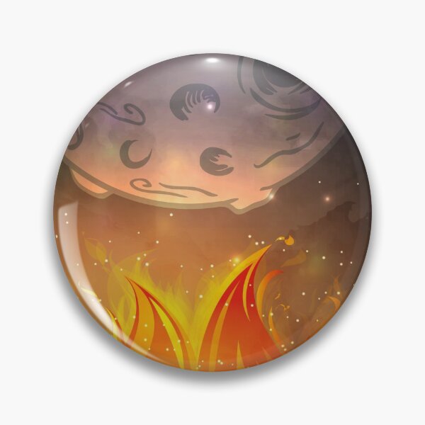 Item preview, Let it fire to the moon - Fire sign - The Five Elements Abstract  Symbol designed and sold by thewishdesigns.