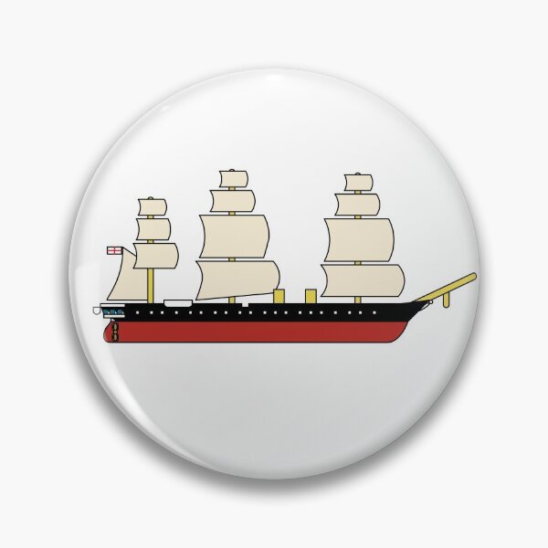 Item preview, Cartoon HMS Warrior designed and sold by Ships and Stuff.