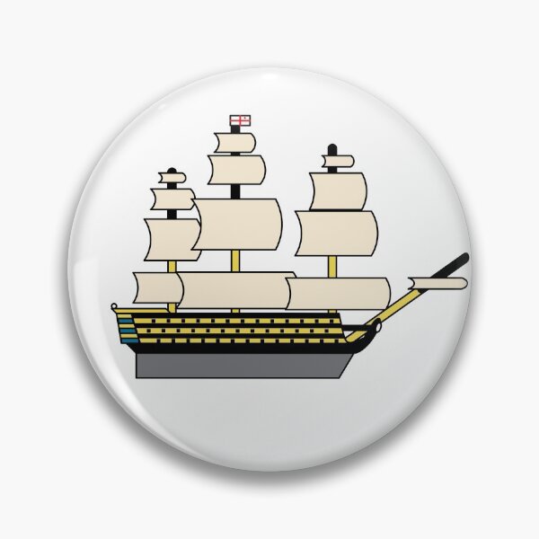 Item preview, Cartoon HMS Victory designed and sold by Ships and Stuff.