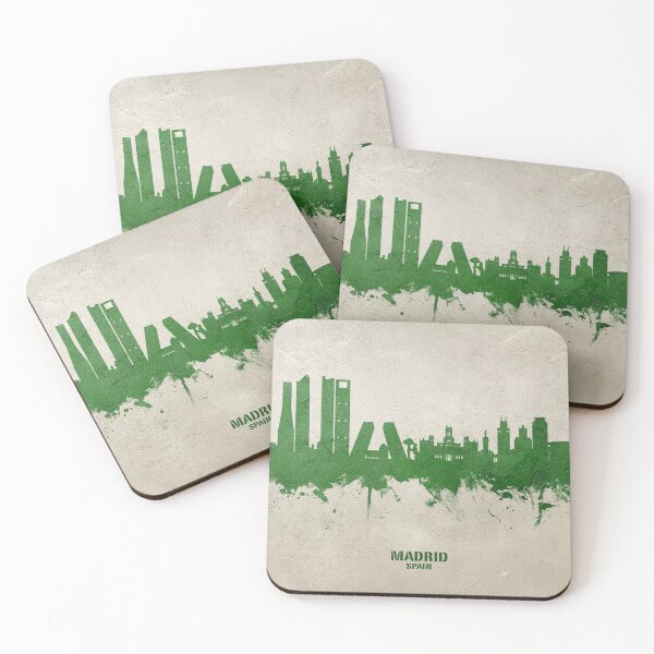 Aperçu de l'œuvre Madrid Spain Skyline créée et vendue par ArtPrints.