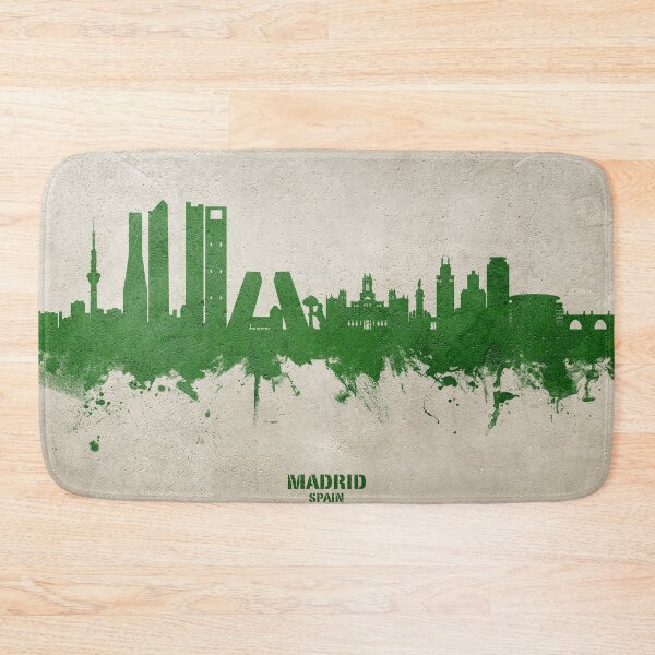 Aperçu de l'œuvre Madrid Spain Skyline créée et vendue par ArtPrints.