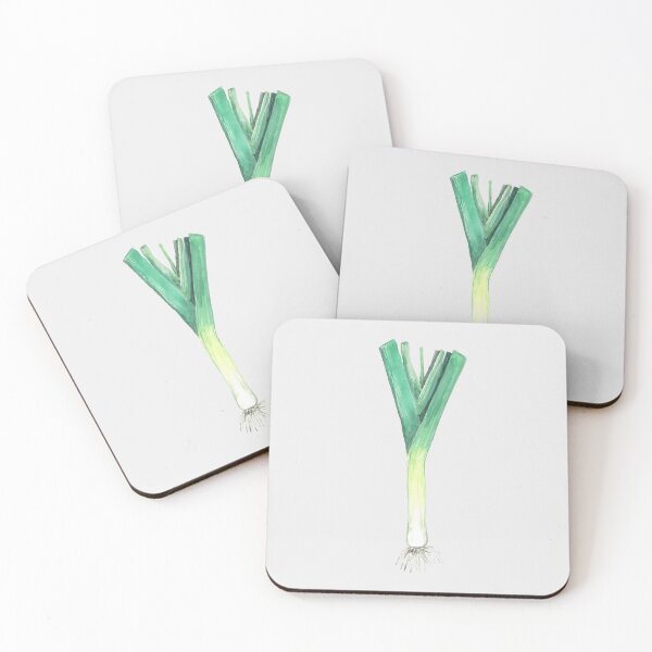 Item preview, watercolor leek designed and sold by Fatuhiva.