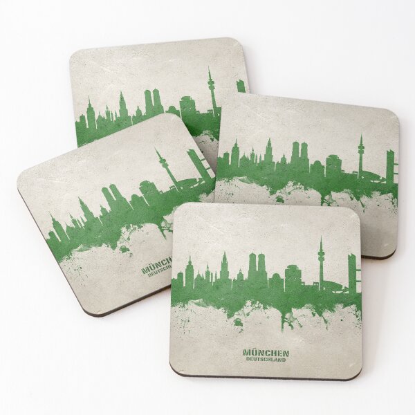 Item preview, Munich Germany Skyline designed and sold by ArtPrints.