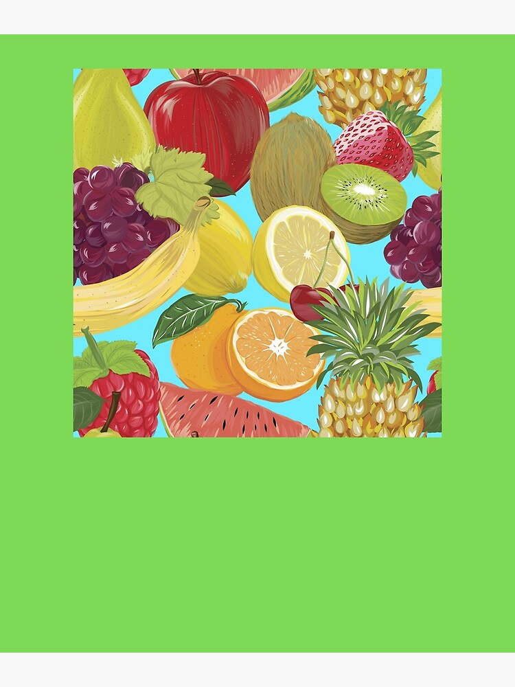 Discover Fruits Diet Premium Matte Vertical Poster