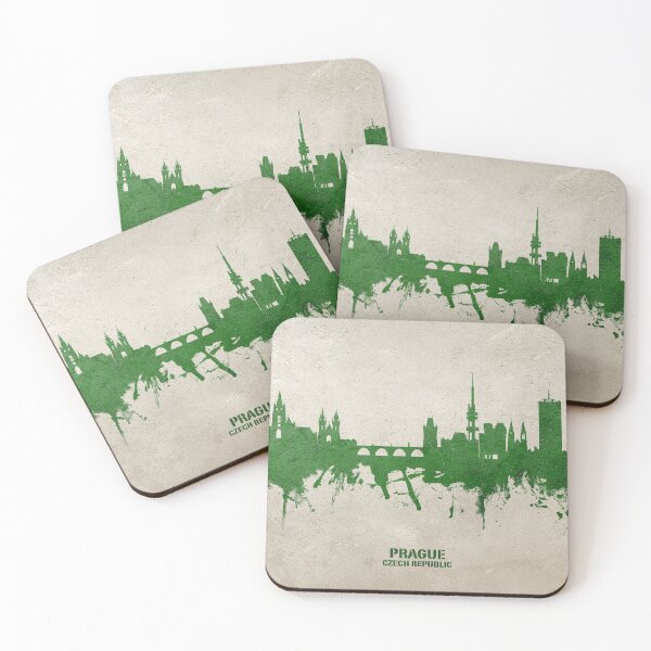 Item preview, Prague (Praha) Czech Republic Skyline designed and sold by ArtPrints.