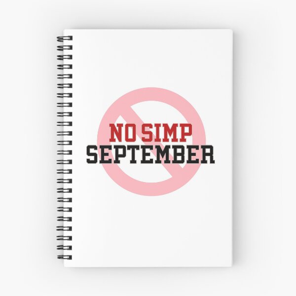 Item preview, No Simp September meme designed and sold by WhataCuteTee.