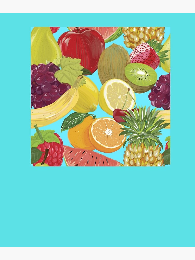 Discover Fruits Feast !! Premium Matte Vertical Poster