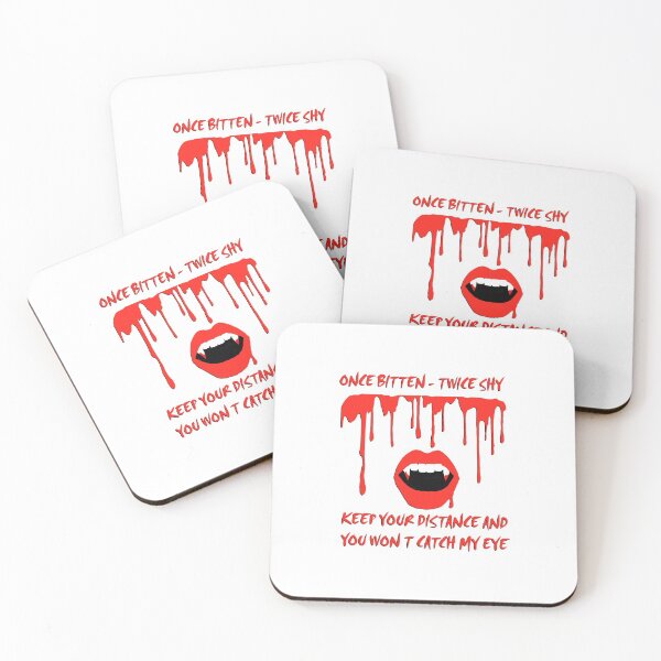Item preview, once bitten twice shy halloween designed and sold by EQUALSENVY.