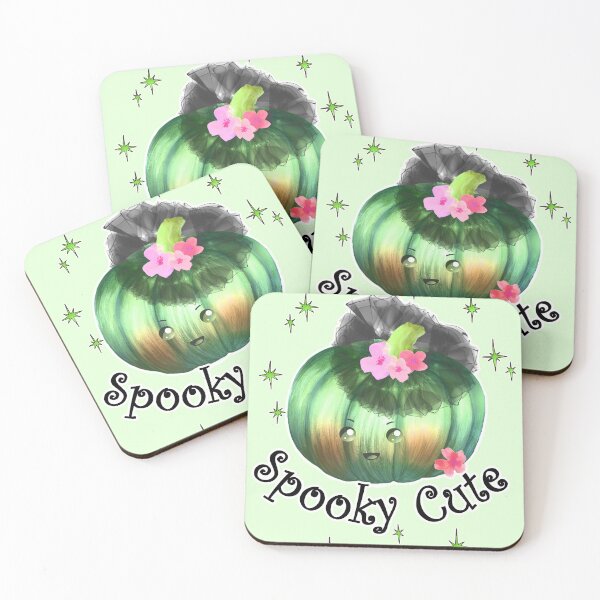Item preview, Spooky cute - Kawai Zombie Halloween Pumpkin designed and sold by ViridianWonders.
