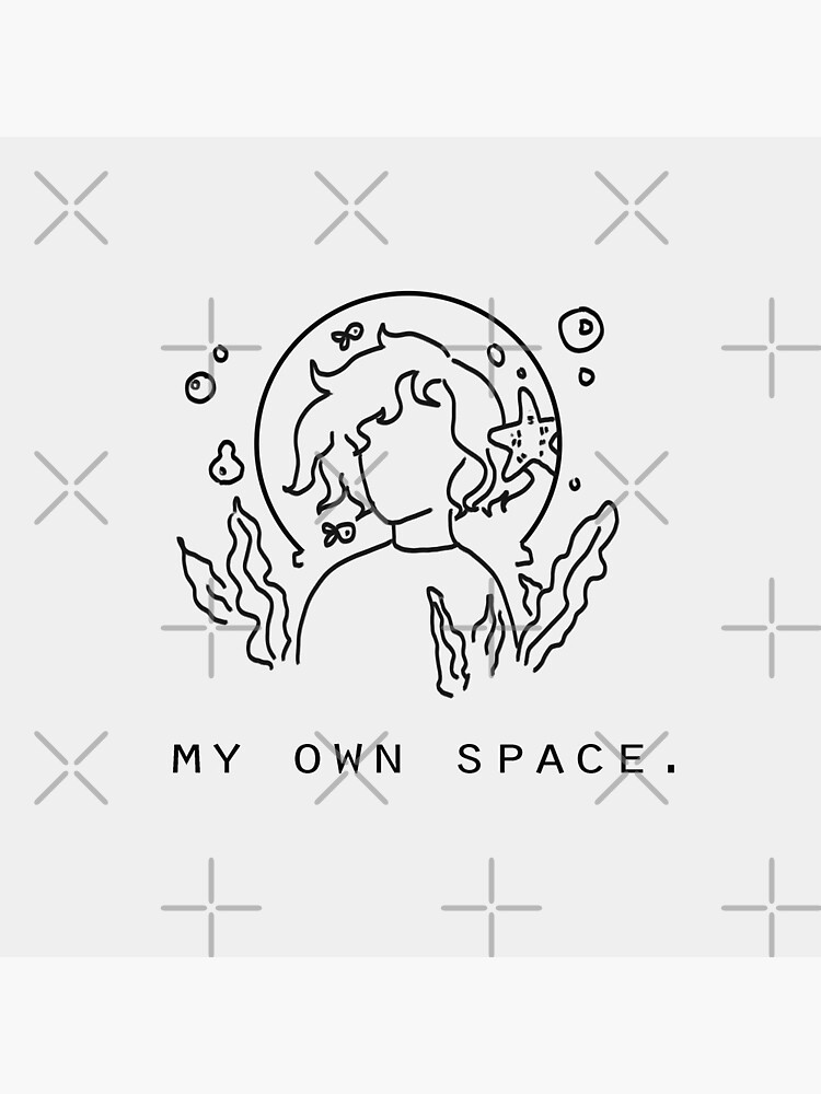 My Own Space Aesthetic Minimalist/Simple Design Tote Bag for