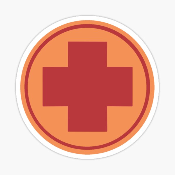 Team Fortress 2 Medic symbol (RED) Sticker
