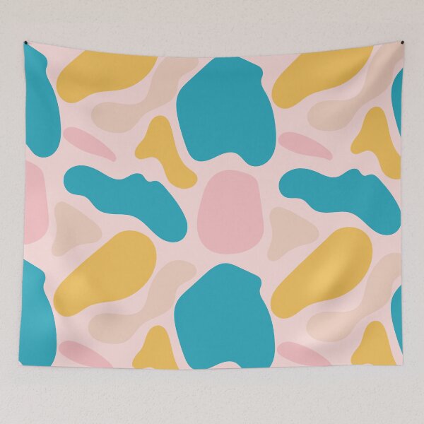 Item preview, Abstract Liquid Colorful Shapes Pattern designed and sold by Aysel's Designs.
