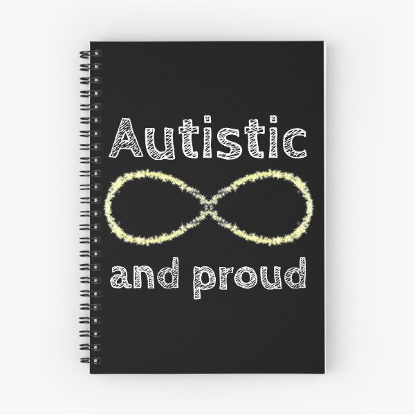 Item preview, Autistic and Proud golden infinity design designed and sold by AIM-USA.