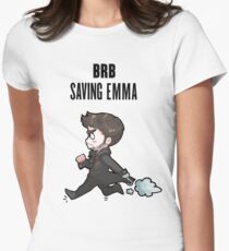 BRB -- saving emma Women's Fitted T-Shirt