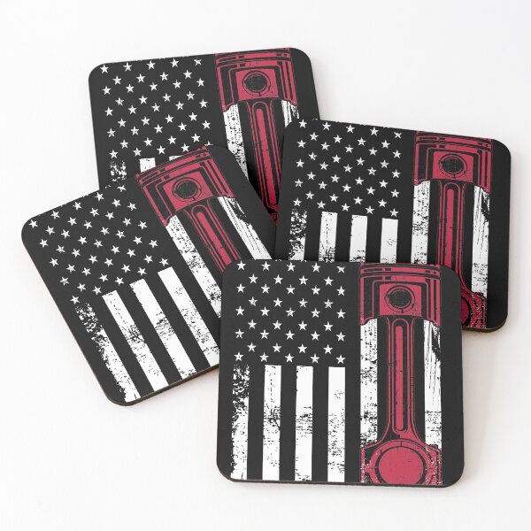 Item preview, American Flag with Piston patriot designed and sold by starider.