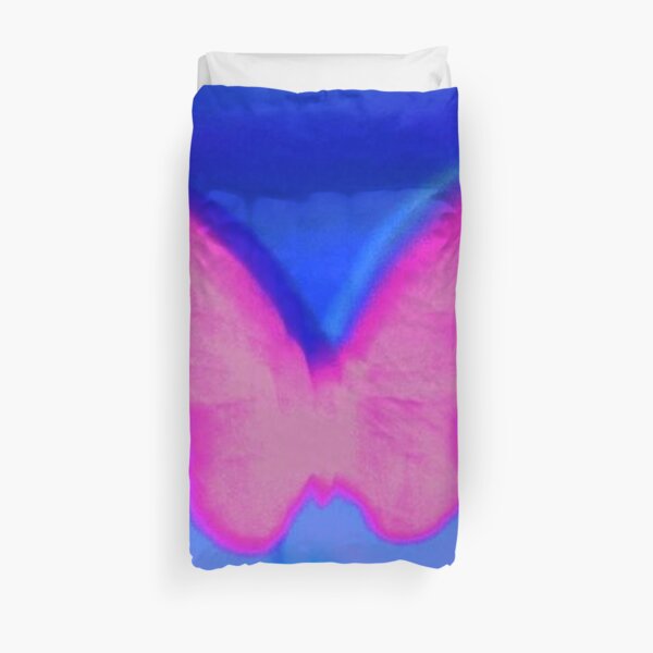 rose papillon y2k Housse de couette