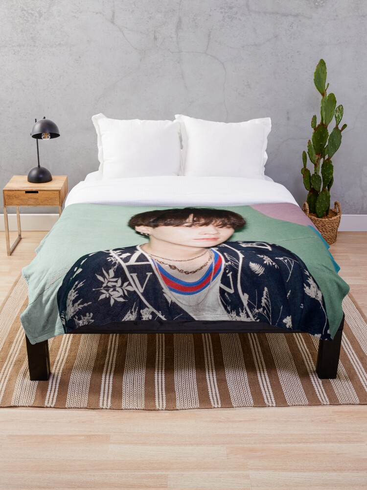 BTS Fleece shops blanket Suga Agust D Min yoongi Blanket