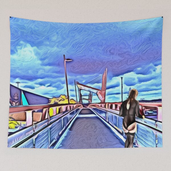 Item preview, Woman. Beautiful On A Bridge in Albany, WA designed and sold by IanBiAM.