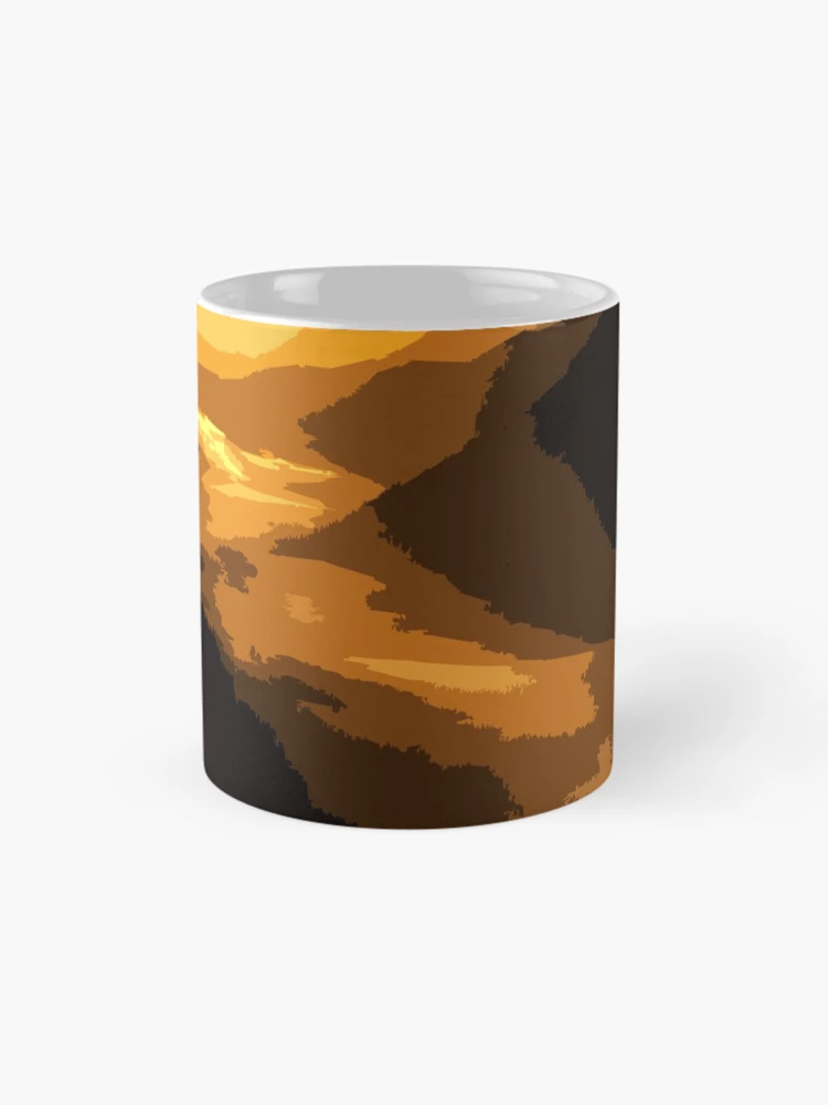 Thumbnail 4 of 6, Coffee Mug, Abstract High Contrast Sunset designed and sold by AbstractIdeas.