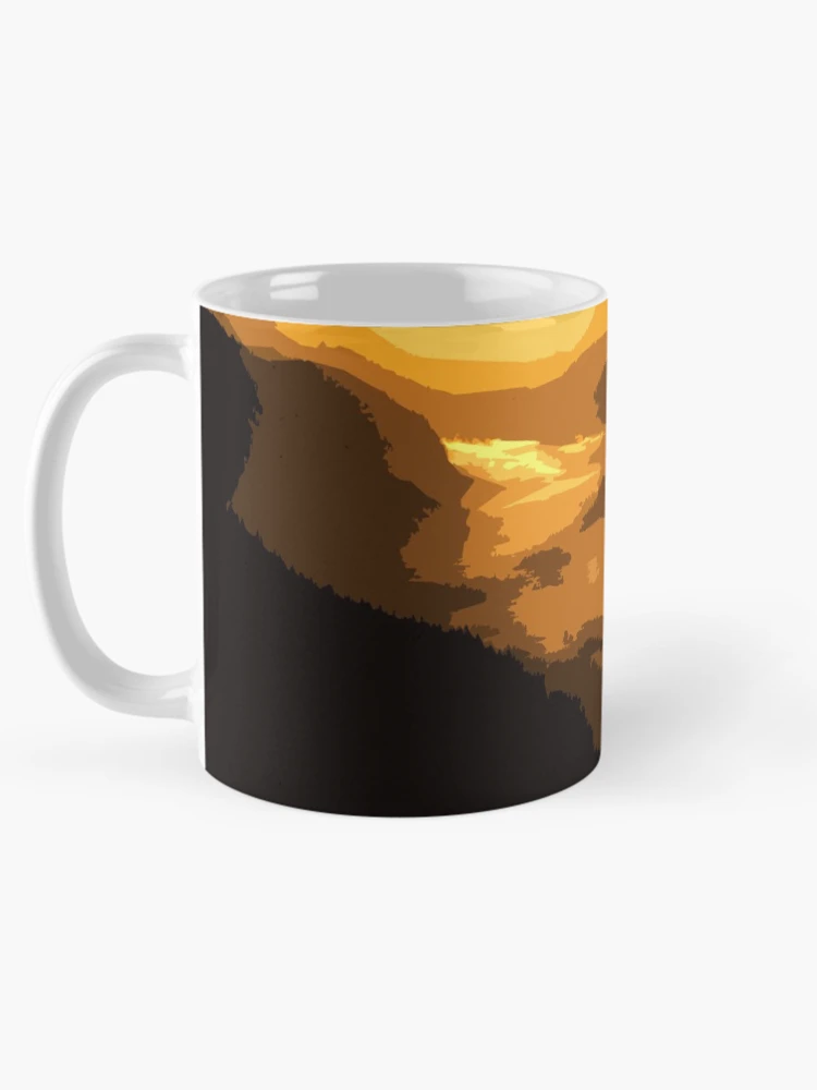 Thumbnail 5 of 6, Coffee Mug, Abstract High Contrast Sunset designed and sold by AbstractIdeas.