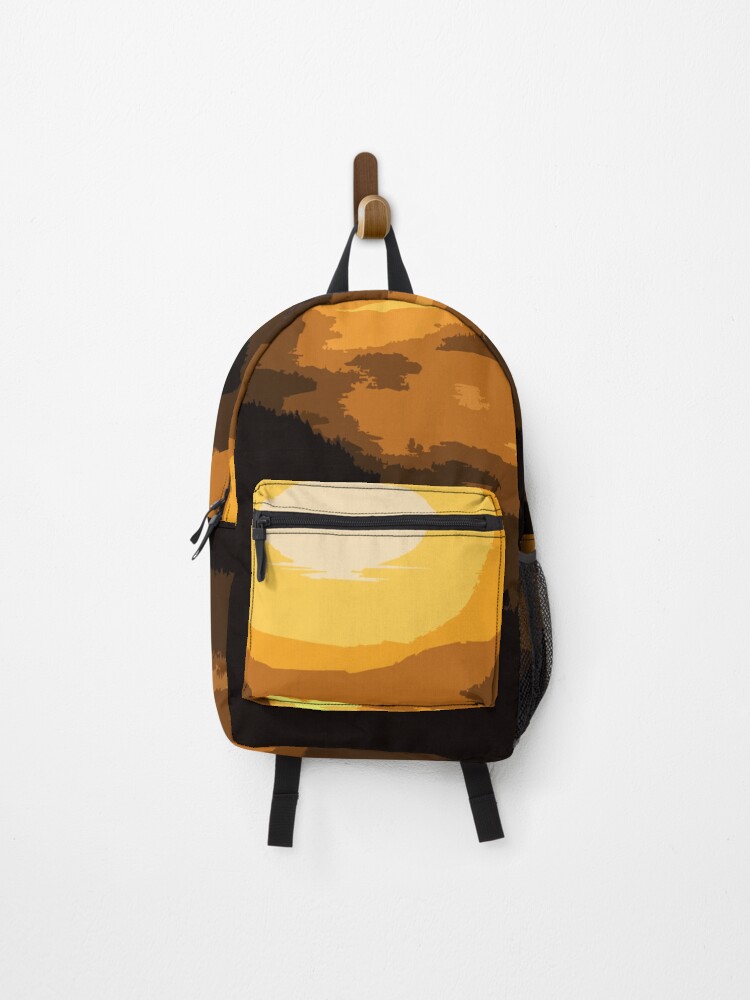 Thumbnail 1 of 3, Backpack, Abstract High Contrast Sunset designed and sold by AbstractIdeas.