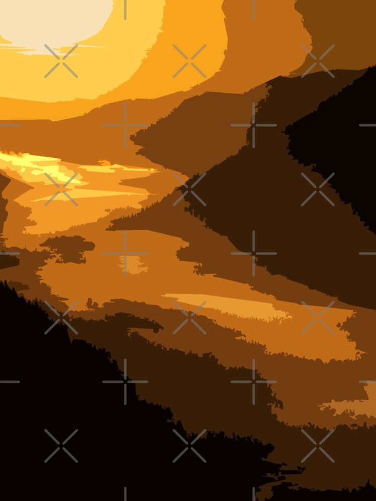 Thumbnail 4 of 4, iPhone Case, Abstract High Contrast Sunset designed and sold by AbstractIdeas.