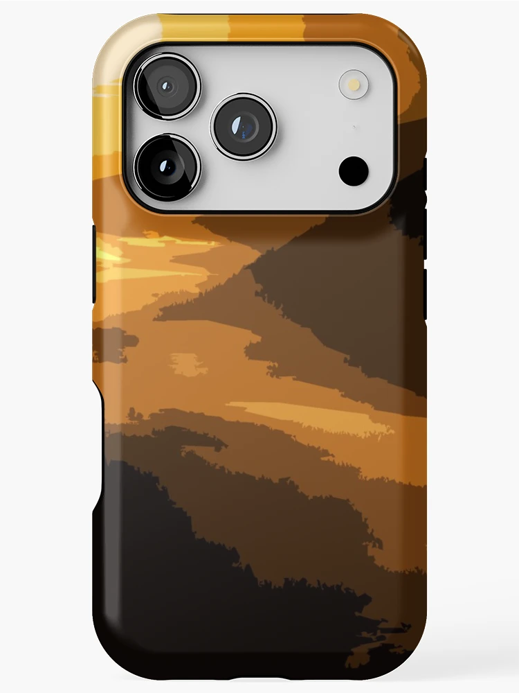 Thumbnail 1 of 4, iPhone Case, Abstract High Contrast Sunset designed and sold by AbstractIdeas.
