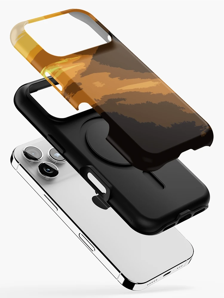 Thumbnail 2 of 4, iPhone Case, Abstract High Contrast Sunset designed and sold by AbstractIdeas.