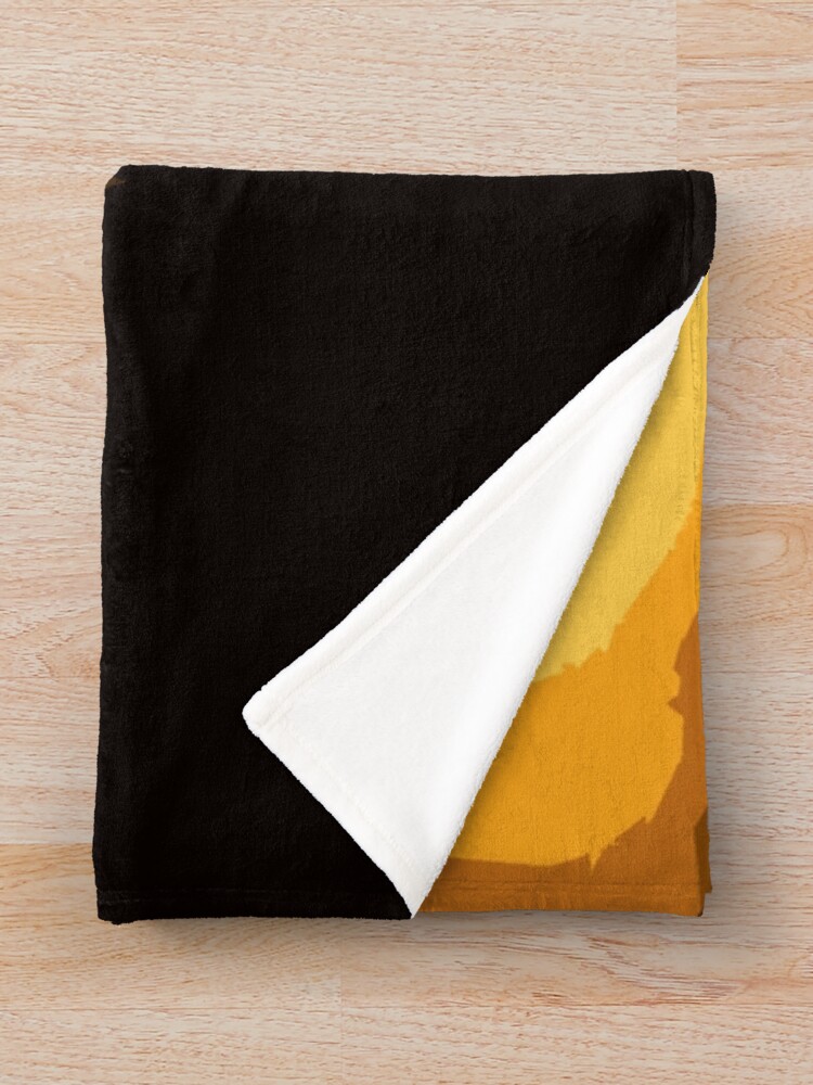 Thumbnail 3 of 6, Throw Blanket, Abstract High Contrast Sunset designed and sold by AbstractIdeas.