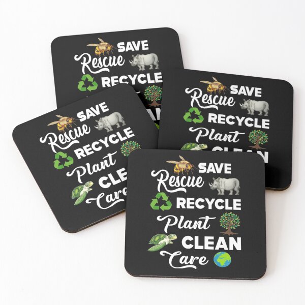 Item preview, Save Animal Rescue Animals Recycle Plastic Earth Day Aware designed and sold by LezaZechel.