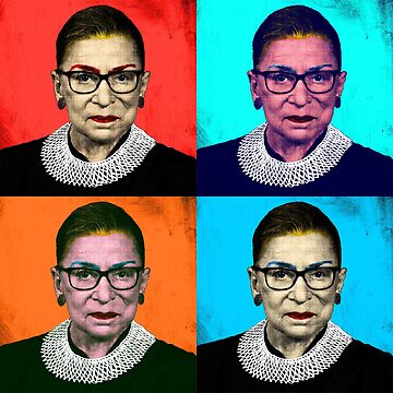 Ruth Bader Ginsburg Pop Art Warhol style buy print.