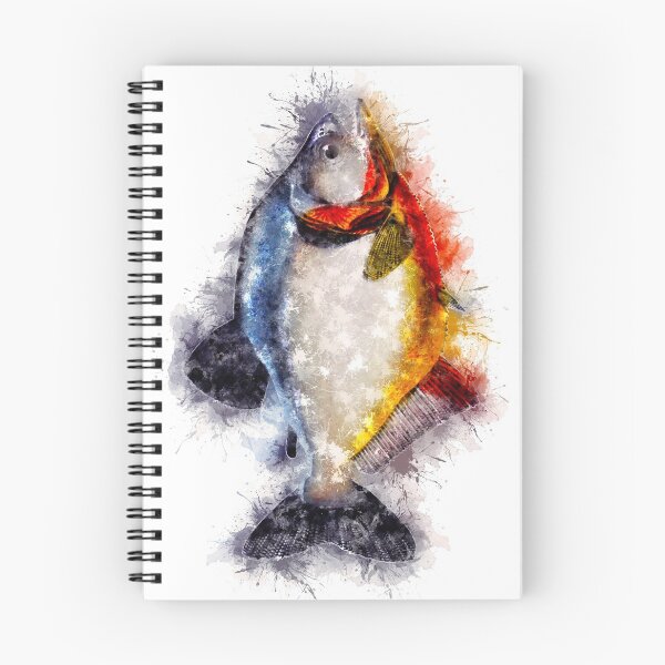 Item preview, Red Bellied PIRANHA Watercolor Art for the Fishing Lovers and Anglers / Gifts for Fisherman designed and sold by Naumovski.