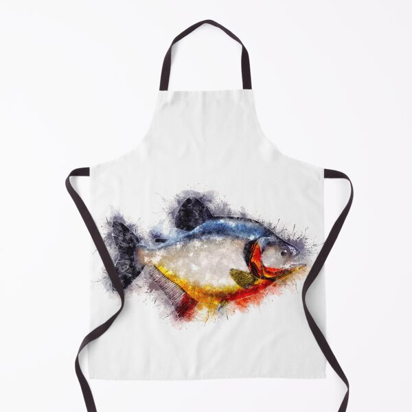 Item preview, Red Bellied PIRANHA Watercolor Art for the Fishing Lovers and Anglers / Gifts for Fisherman designed and sold by Naumovski.